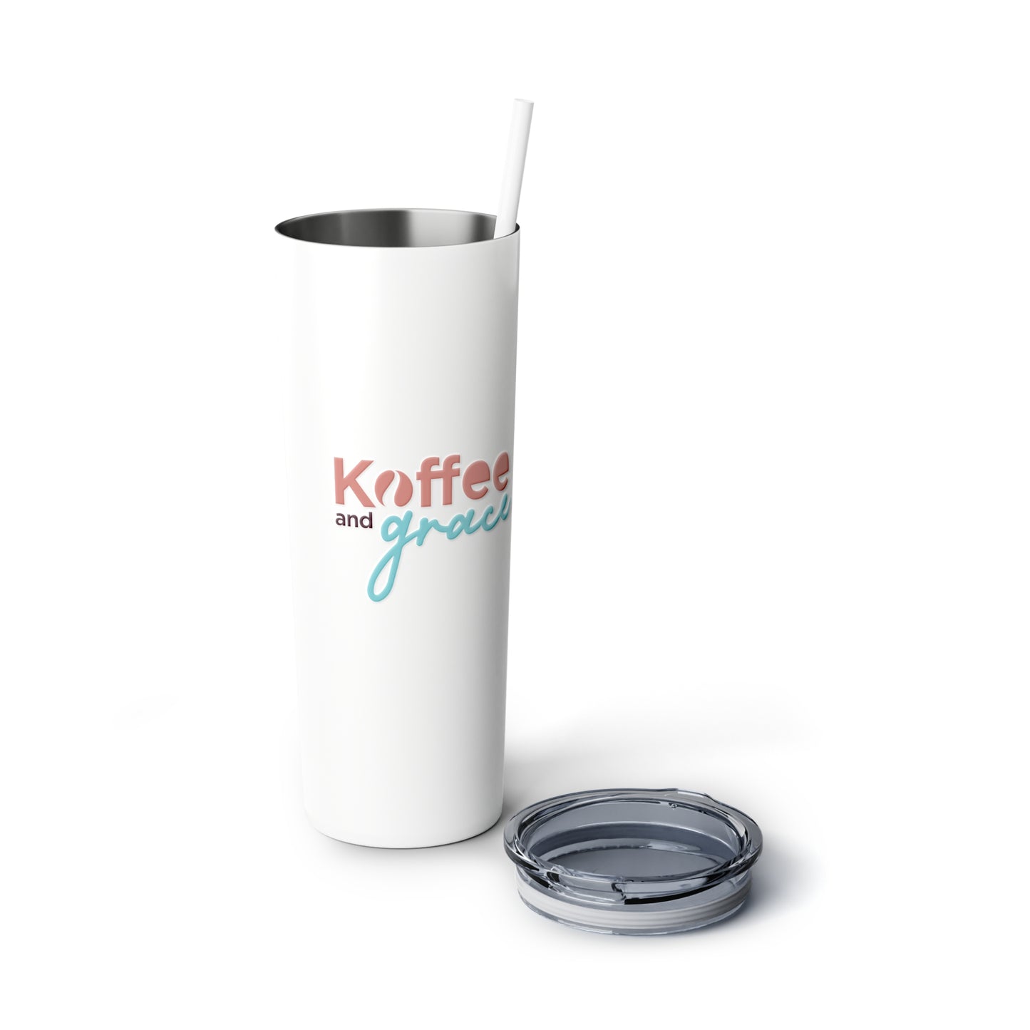 Koffee & Grace Tumbler with Straw