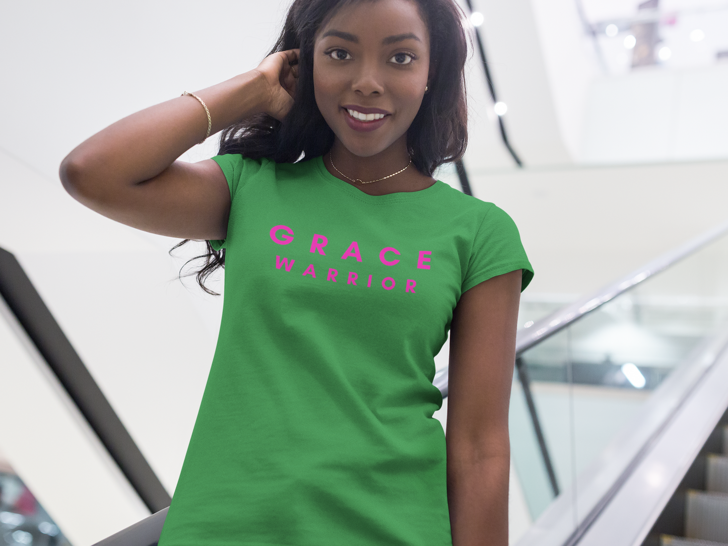 Green Grace Warrior Short Sleeve Tee