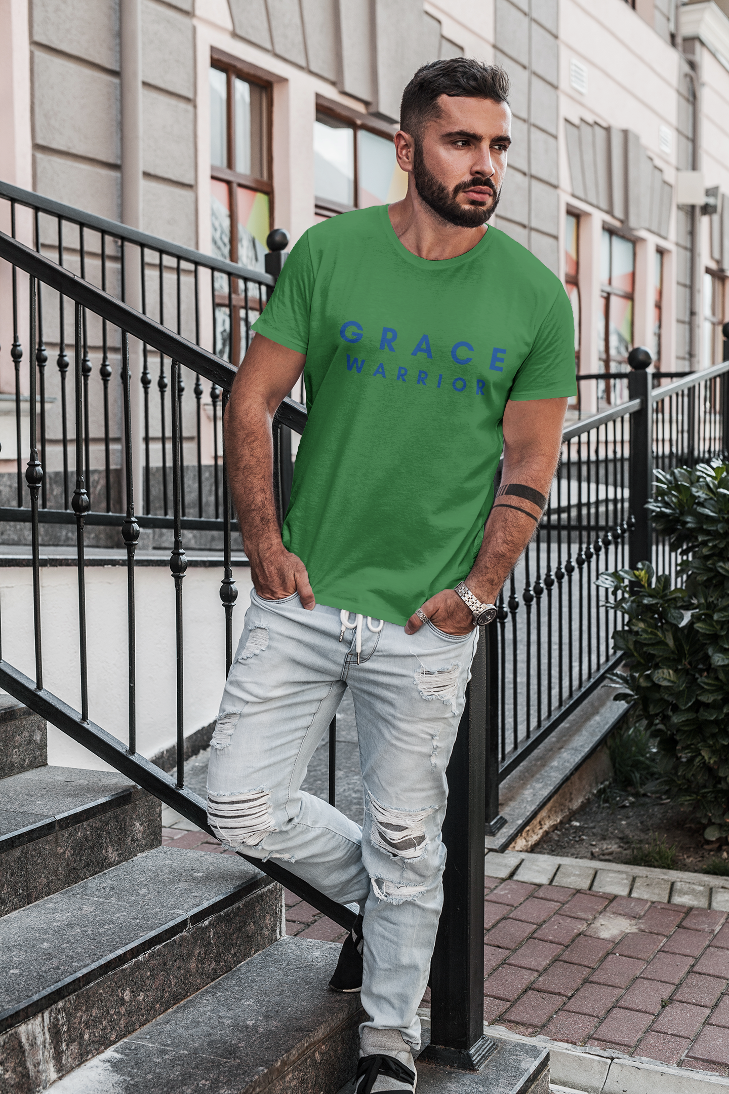 Green Grace Warrior Short Sleeve Tee